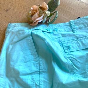 Talbots caprice pants light weight light blue New size 14w 96% cotton